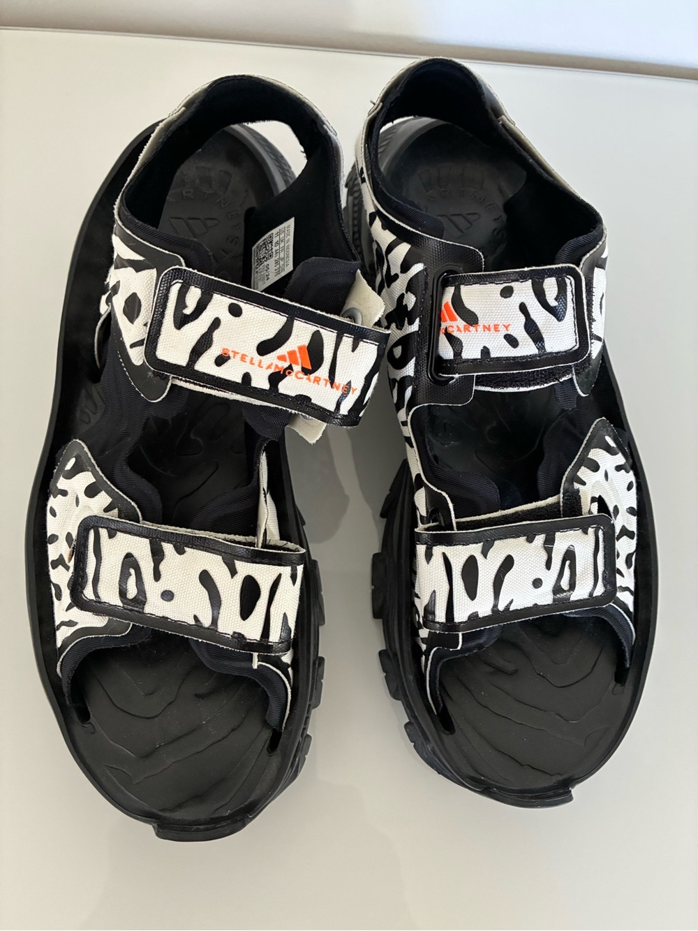 Adidas x Stella Mccartney Wmns Hika Outdoor Sandal Animal Print IF1797 Size 11